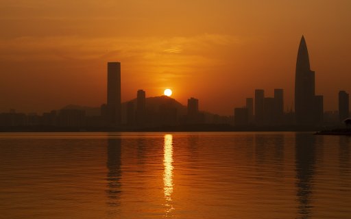 City and sunset  from Chrome web store to be run with OffiDocs Chromium online