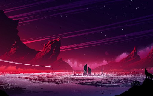 City Under a Mystical Red Sky  from Chrome web store to be run with OffiDocs Chromium online