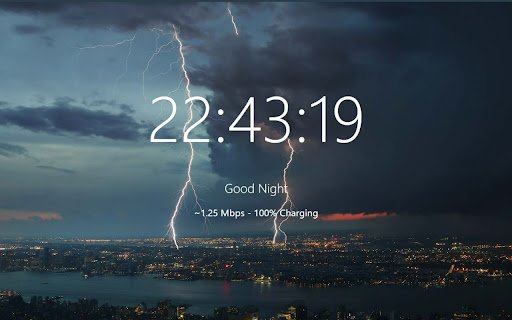 City Under the Thunderstorm  from Chrome web store to be run with OffiDocs Chromium online