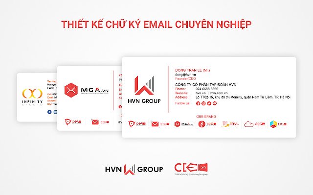 CKE Chữ ký E-mail chuyên nghiệp din magazinul web Chrome pentru a fi rulat cu OffiDocs Chromium online