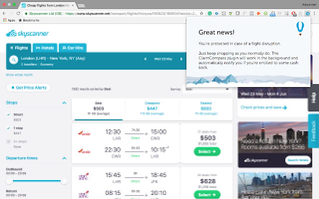 Ekstensi ClaimCompass dari toko web Chrome untuk dijalankan dengan OffiDocs Chromium online