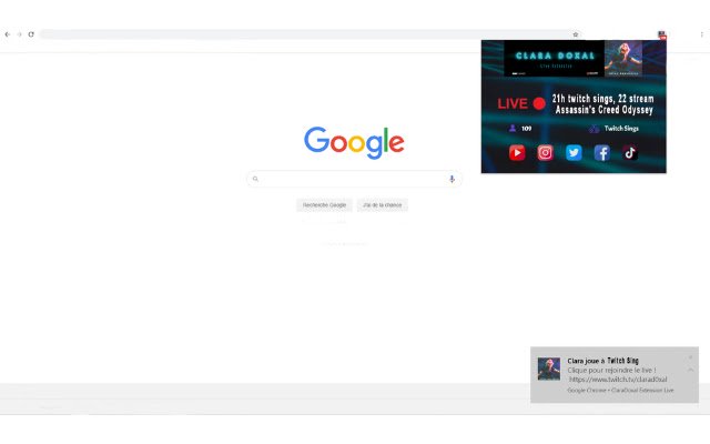 Clara Doxal Extension  from Chrome web store to be run with OffiDocs Chromium online