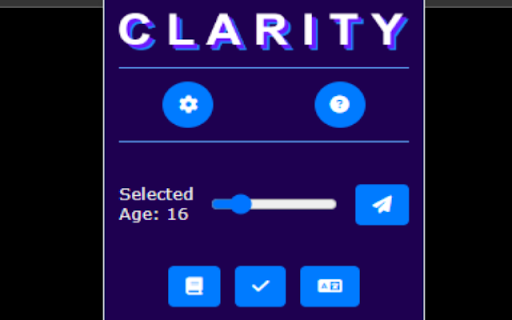 Clarity  from Chrome web store to be run with OffiDocs Chromium online