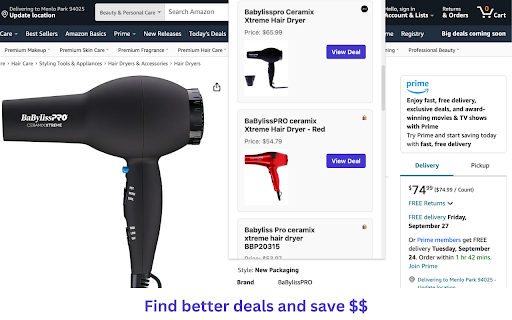 Claros Shopping Assistant  from Chrome web store to be run with OffiDocs Chromium online