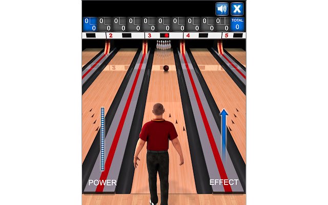 Jocul de bowling clasic din magazinul web Chrome va fi rulat online cu OffiDocs Chromium