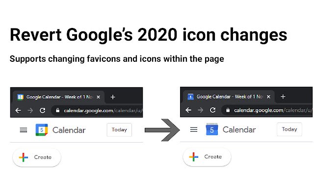 Классические значки Google из интернет-магазина Chrome будут работать с OffiDocs Chromium онлайн