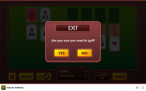 Classic Solitaire Game Build suit piles from Ace to King!  from Chrome web store to be run with OffiDocs Chromium online