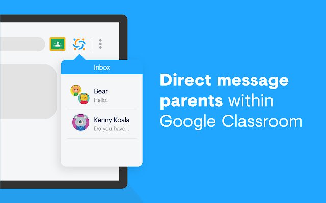 Chrome ウェブストアからの ClassTag Parent Engagement for Google を OffiDocs Chromium オンラインで実行