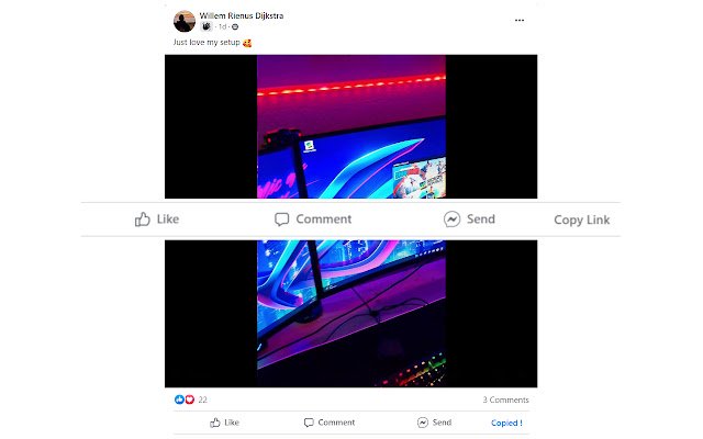 Clean Copy for facebook posts  from Chrome web store to be run with OffiDocs Chromium online