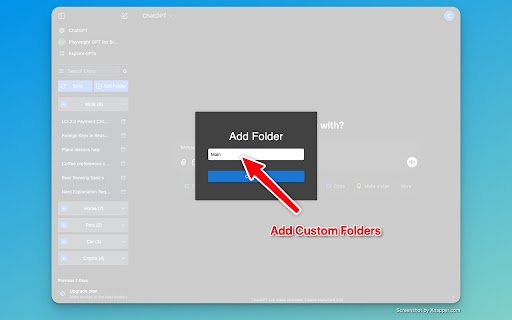 Cleanest AI organize into folders  from Chrome web store to be run with OffiDocs Chromium online