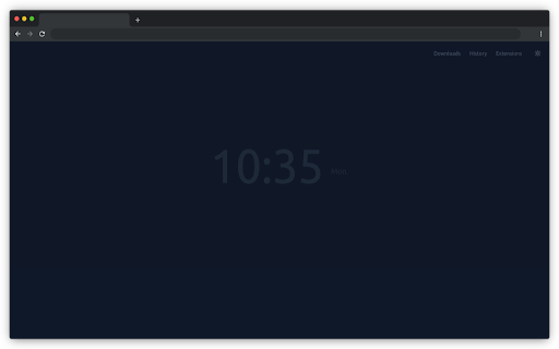 Clean New Tab  from Chrome web store to be run with OffiDocs Chromium online