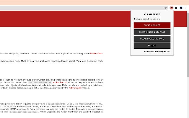 Clean Slate mula sa Chrome web store na tatakbo sa OffiDocs Chromium online
