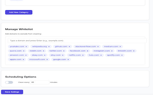 CleanSlate History Cleaner  from Chrome web store to be run with OffiDocs Chromium online