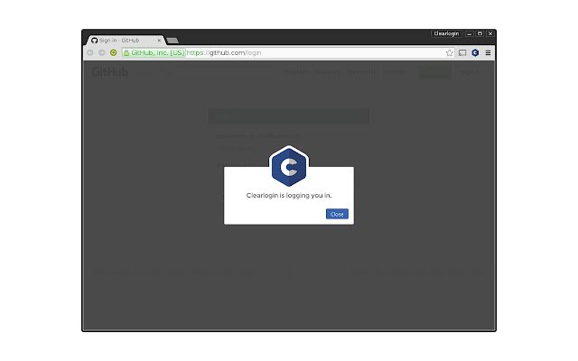 ຕົວຈັດການລະຫັດຜ່ານ Clearlogin ຈາກຮ້ານເວັບ Chrome ທີ່ຈະດໍາເນີນການກັບ OffiDocs Chromium ອອນໄລນ໌