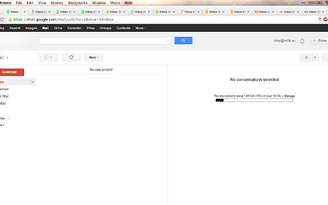 Clearly Unread  from Chrome web store to be run with OffiDocs Chromium online