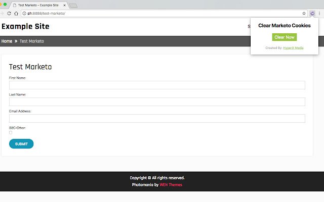 کوکی‌های Marketo را از فروشگاه وب Chrome پاک کنید تا با OffiDocs Chromium به صورت آنلاین اجرا شود