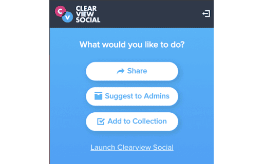 Clearview Social  from Chrome web store to be run with OffiDocs Chromium online