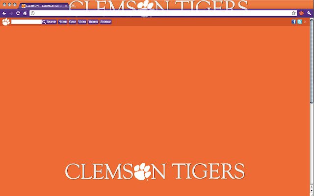 Clemson University Theme  from Chrome web store to be run with OffiDocs Chromium online