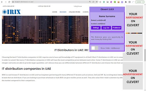 Clevert  from Chrome web store to be run with OffiDocs Chromium online
