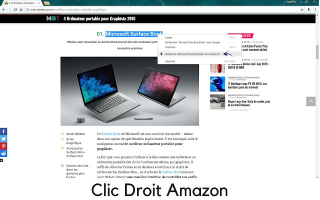 คลิก Droit Amazon จาก Chrome เว็บสโตร์เพื่อใช้งานกับ OffiDocs Chromium ทางออนไลน์