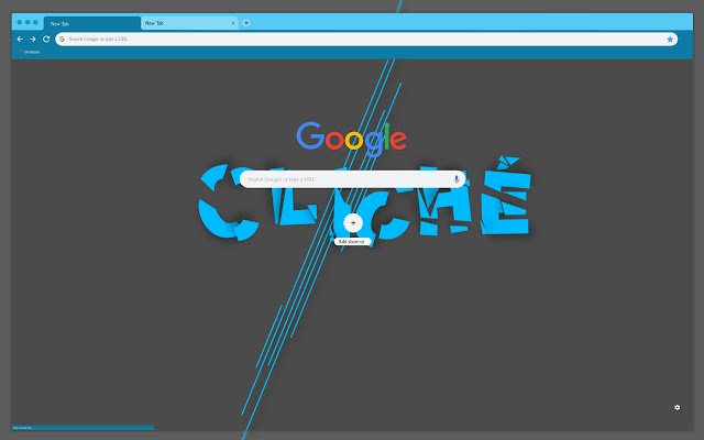 Cliché de letras azules de la tienda web de Chrome para ejecutarse con OffiDocs Chromium en línea
