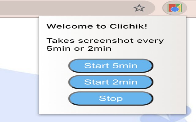 Clichik  from Chrome web store to be run with OffiDocs Chromium online