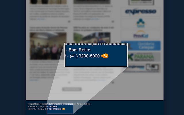 Click2Call Asterisco Paraná mula sa Chrome web store upang patakbuhin sa OffiDocs Chromium online