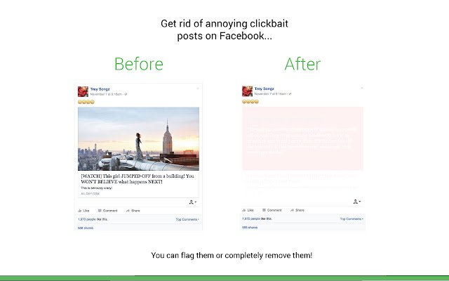 ClickBaiter  from Chrome web store to be run with OffiDocs Chromium online