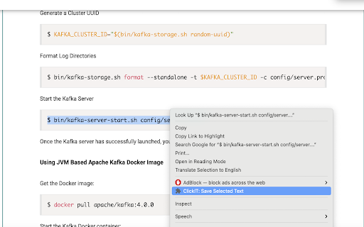 ClickIT  from Chrome web store to be run with OffiDocs Chromium online