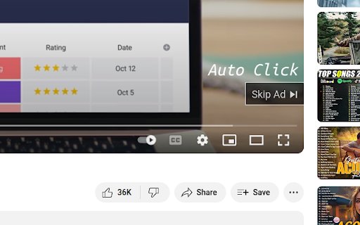 ClickMan  from Chrome web store to be run with OffiDocs Chromium online