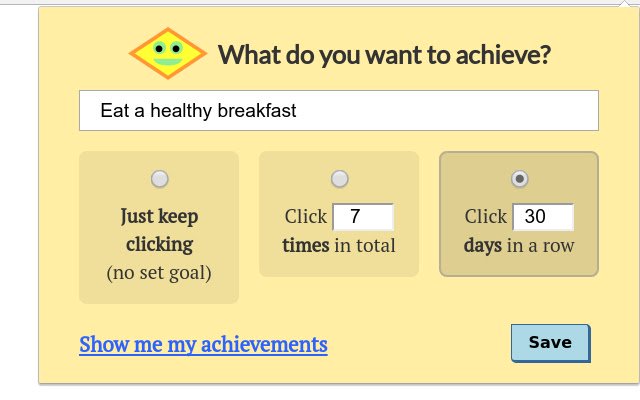Click Your Achievements  from Chrome web store to be run with OffiDocs Chromium online