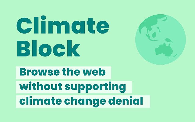 Climate Block  from Chrome web store to be run with OffiDocs Chromium online