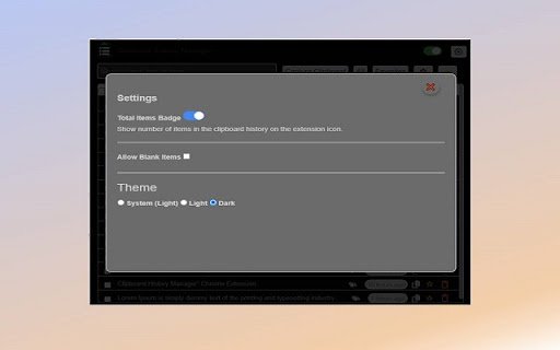 Clipboard History Manager  from Chrome web store to be run with OffiDocs Chromium online