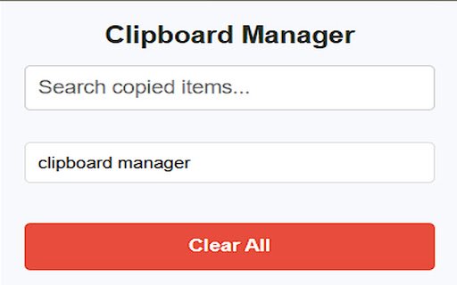Clipboard Manager  from Chrome web store to be run with OffiDocs Chromium online