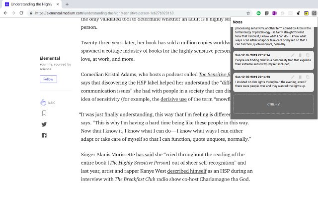 Clip Board  Notes  from Chrome web store to be run with OffiDocs Chromium online