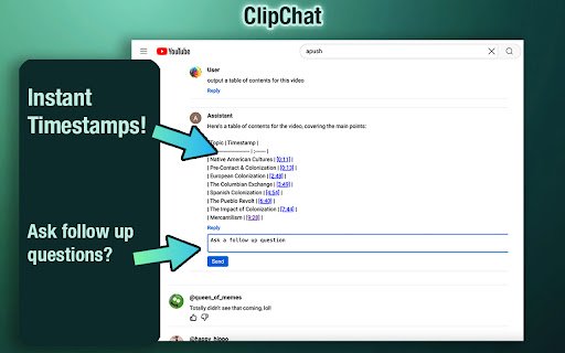 ClipChat  from Chrome web store to be run with OffiDocs Chromium online