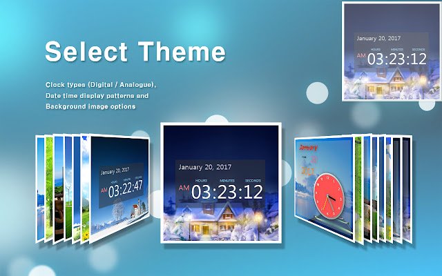 Clockette  from Chrome web store to be run with OffiDocs Chromium online