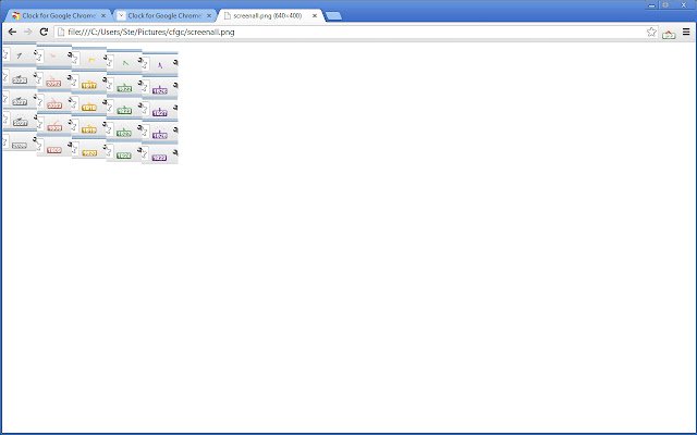 Clock for Google Chrome™  from Chrome web store to be run with OffiDocs Chromium online