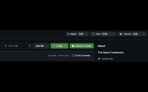 Clone in Tower  from Chrome web store to be run with OffiDocs Chromium online