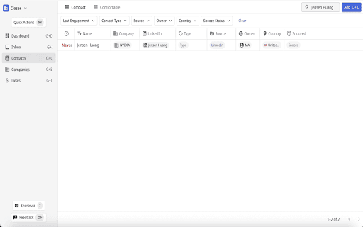 Closer  from Chrome web store to be run with OffiDocs Chromium online