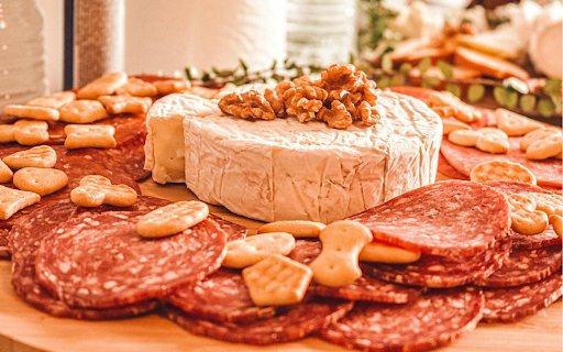 Close up of a Charcuterie Board  from Chrome web store to be run with OffiDocs Chromium online