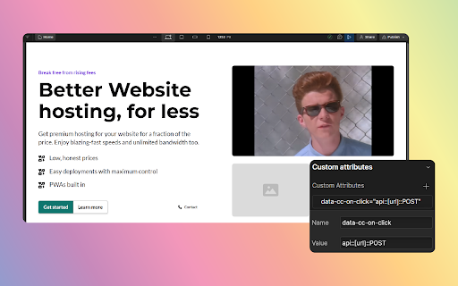 Cloud Canal Extension for Webflow  from Chrome web store to be run with OffiDocs Chromium online