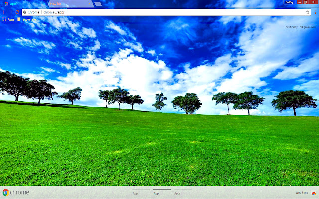 Cloud Field Green Horizon Sky из интернет-магазина Chrome будет работать с онлайн-версией OffiDocs Chromium