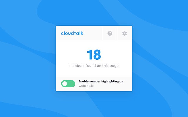 CloudTalk Click to Call da Chrome Web Store para ser executado com OffiDocs Chromium online