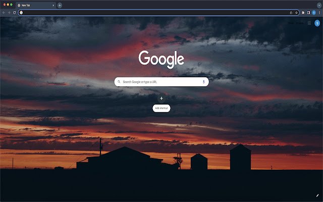 Cloudy Autumn Sunset Theme  from Chrome web store to be run with OffiDocs Chromium online