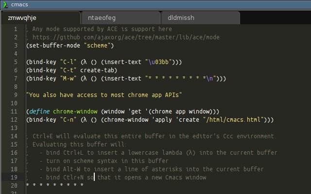 cmacs จาก Chrome เว็บสโตร์ที่จะเรียกใช้ด้วย OffiDocs Chromium ออนไลน์