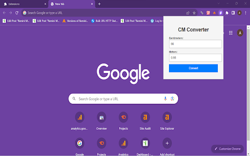 CM Converter from Chrome web store to be run with OffiDocs Chromium online CM Converter from Chrome web store to be run with OffiDocs Chromium online