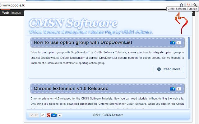 Chrome वेब स्टोर से CMSN सॉफ़्टवेयर ट्यूटोरियल को OffiDocs क्रोमियम ऑनलाइन के साथ चलाया जाएगा