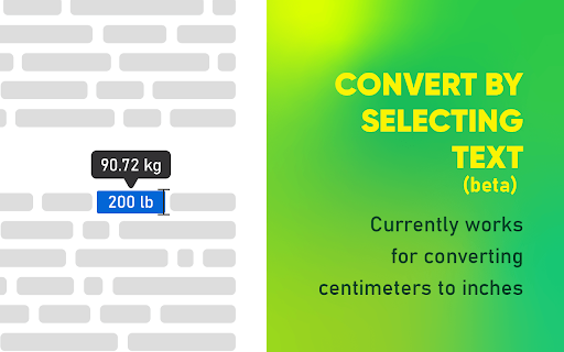 Cm to inches  from Chrome web store to be run with OffiDocs Chromium online