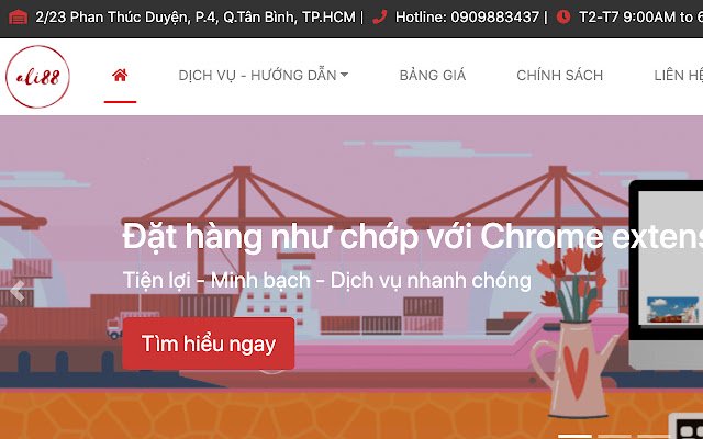 Công cụ đặt hàng Ali88vn  from Chrome web store to be run with OffiDocs Chromium online